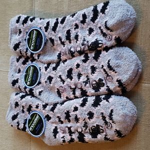 Snoozies Gripper Cozy Socks- 2 Pairs